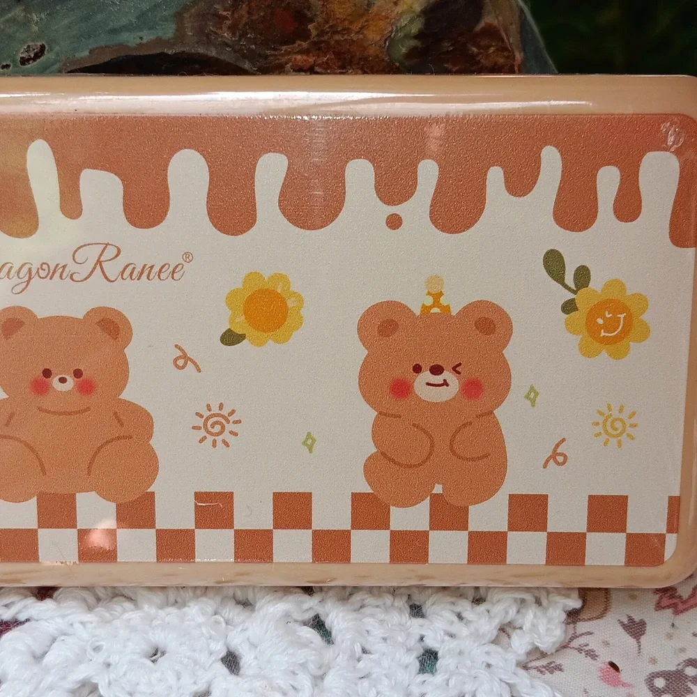 🆕️DRAGONRANEE MINI LIPGLOSS/LIP TINT SET OF 10 IN ADORABLE 🧸TEDDY🧸BOX *Y2K*